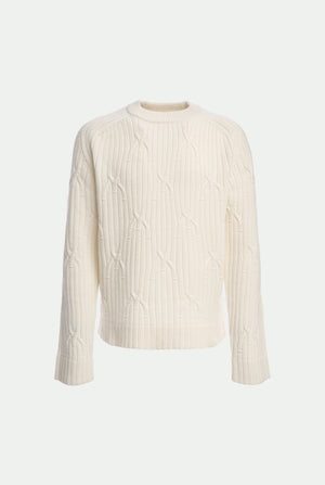 Maglia girocollo in luxury cashmere