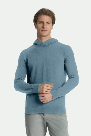 Jersey de cuello redondo de cachemira con mangas raglán
