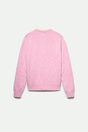 Newman Double Collar Crewneck in wool and cashmere