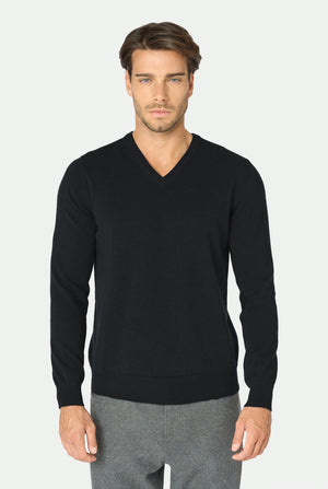 Pullover mit V-Ausschnitt aus Luxury Cashmere