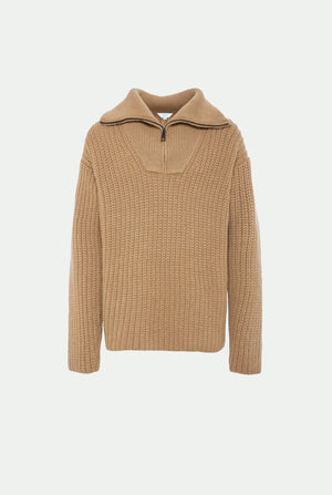 Cashmere high-neck sweater