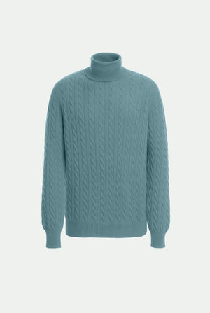 Maglia collo alto in cashmere