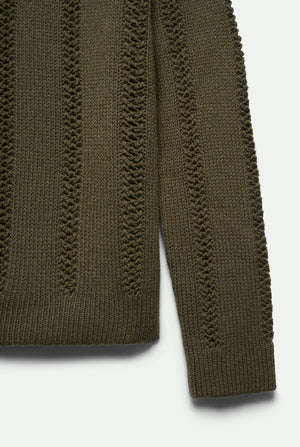 Grant Openwork Crewneck in cashmere