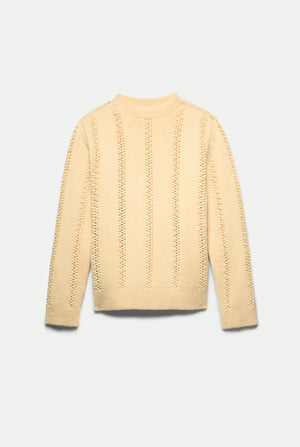 Grant Openwork Crewneck in cashmere