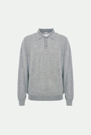 Cashmere and silk polo