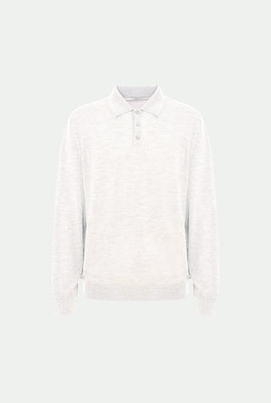 Cashmere and silk polo