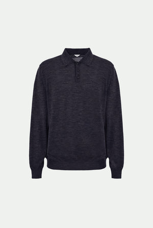 Cashmere and silk polo