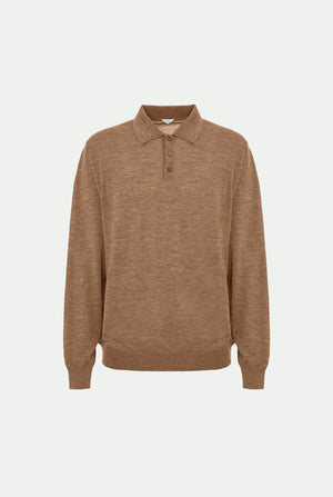 Cashmere and silk polo