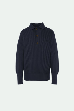 Cashmere polo shirt