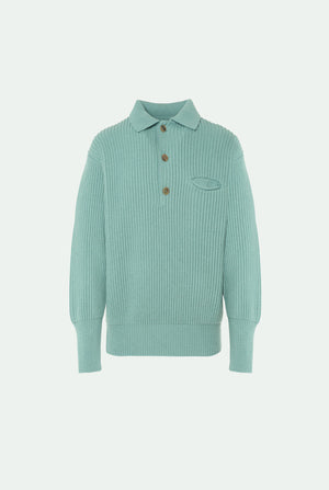 Cashmere polo shirt