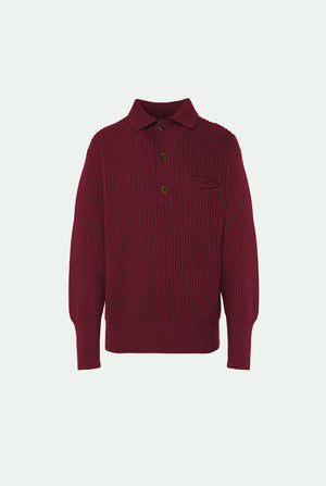 Cashmere polo shirt