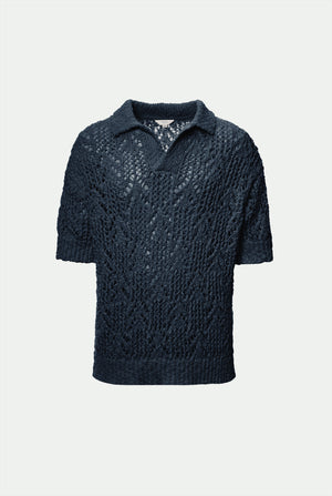 Polo in cotone flammé