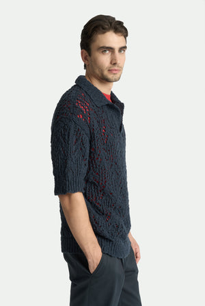 Polo aus geflammter Baumwolle