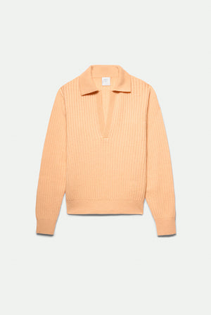 McQueen Ribbed Polo Shirt in cashmere