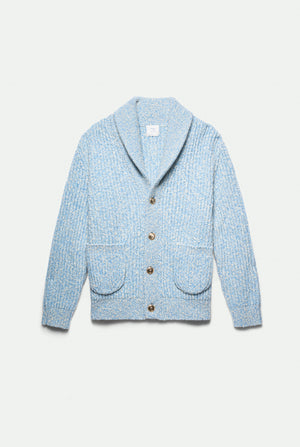 Cooper Shawl Cardigan in wool and Cashmere