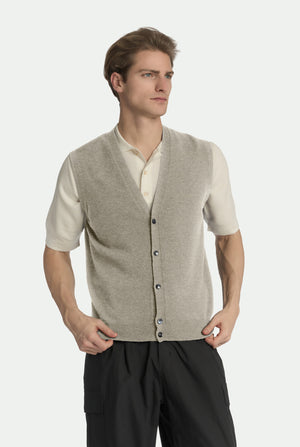 Stanley vest in luxury cashmere