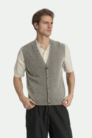 Stanley vest in luxury cashmere