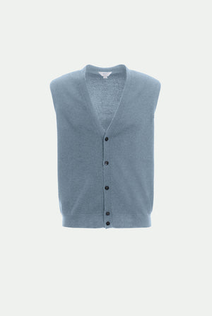 Stanley vest in luxury cashmere