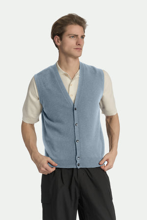 Stanley vest in luxury cashmere