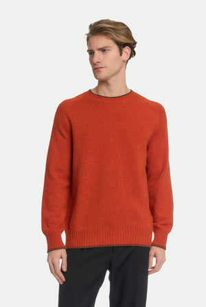 Maglia girocollo in luxury cashmere