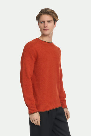 Crew neck in luxury cashmere