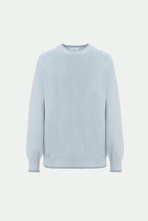 Maglia girocollo in luxury cashmere