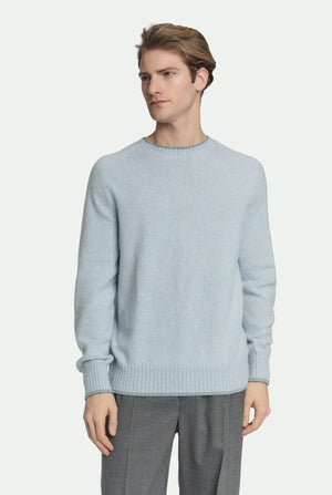 Maglia girocollo in luxury cashmere