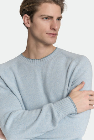 Maglia girocollo in luxury cashmere