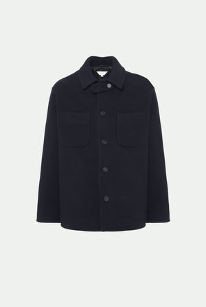 Unisex virgin wool and cashmere jacket