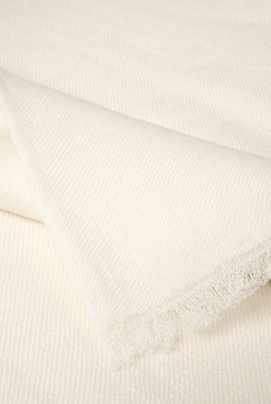 Cashmere and linen stole
