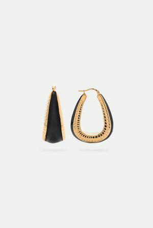 Notte Toscana brass earrings