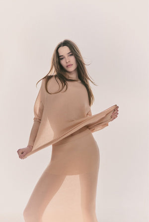 Maglia girocollo in cashmere