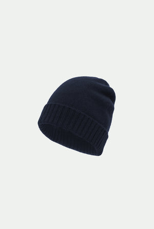 MALO CASHMERE 100% Cashmere Unisex Knit Beanie Cashmere Beanie Polo Grey Beanie Malo Ribbed-knit Beanie Grey main image 4
